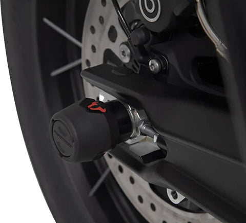 SW-Motech Rear Axle Slider Set Black Triumph Tiger 800 / 900