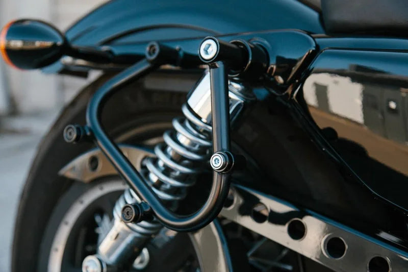 SW-Motech Side Carrier SLC Left Black Harley Sportster models