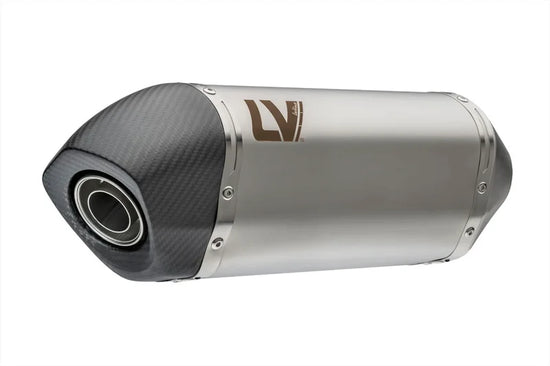 LeoVince LV-14 Stainless Steel Slip-on Muffler Ece Multi-Fit