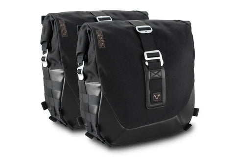 SW-Motech Legend Gear LC2 Side Bag System Black Edition — Moto Guzzi