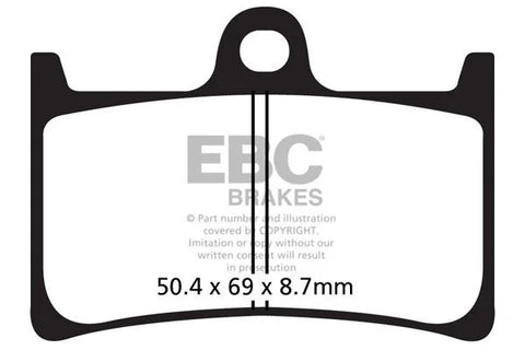 EBC Organic Front Brake Pads SFA252