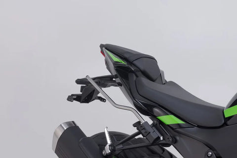 SW-Motech PRO Blaze H Saddlebag Set with Edge Protection & Heat Guard — Kawasaki 40th Annivers…