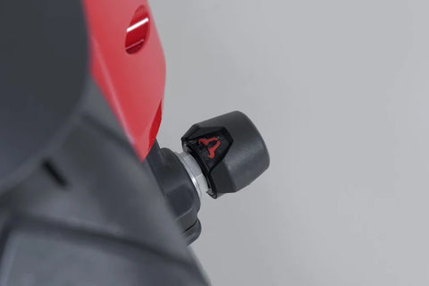 SW-Motech Front Axle Slider Set — Ducati Multistrada V2