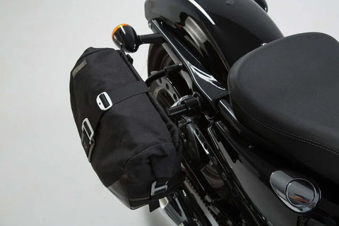 SW-Motech Legend Gear LC1 & LC 2 Side Bag System Black Edition — Harley-Davidson