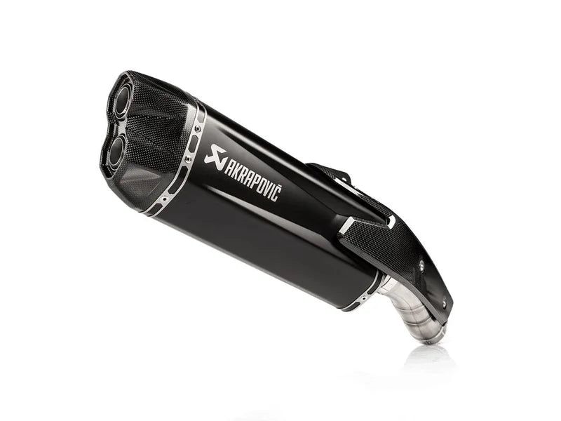 Akrapovic Slip-on Line Muffler Black Titanium Carbon End Cap Kawasaki (S-K10SO31-HGITBL)