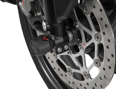 SW-Motech Front Axle Slider Set Black BMW S 1000 R / RR / XR