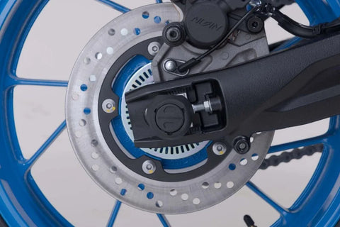SW-Motech Front Axle Slider Set — Suzuki GSX 8S