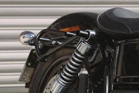 SW-Motech Legend Gear LC2 Side Bag System Black Edition — Harley-Davidson Dyna Wide Glide