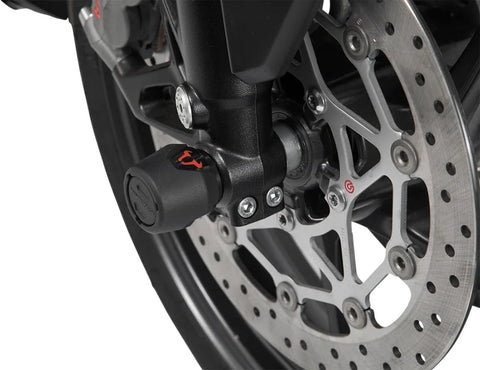 SW-Motech Slider For Front Axle Black Moto Guzzi V85 TT