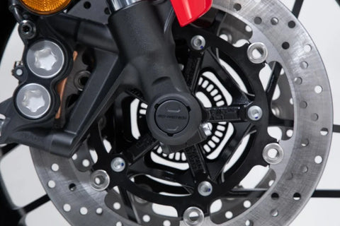 SW-Motech Front Axle Slider Set Black Yamaha Tracer 9