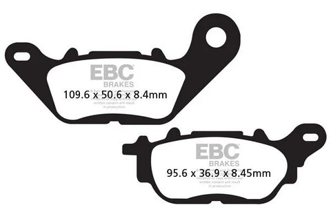 EBC Organic Front & Rear Brake Pads FA464