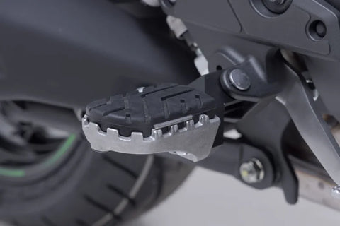 SW-Motech Ion Footrest Kit Black — Kawasaki Versys