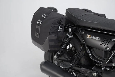SW-Motech Legend Gear LC2 Side Bag System Brown Edition — Moto Guzzi (BC.HTA.17.797.20200)