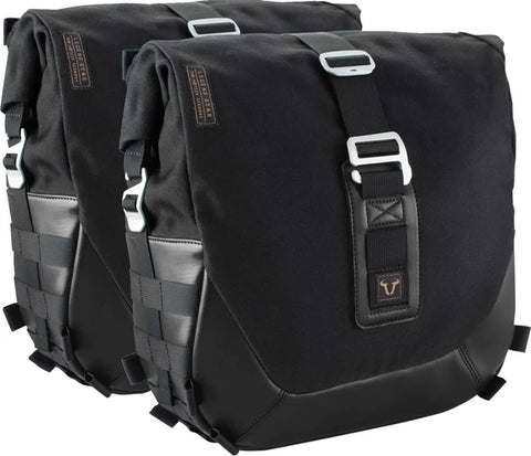 SW-Motech Legend Gear LC2 Side Bag System Black Edition — Royal Enfield Meteor