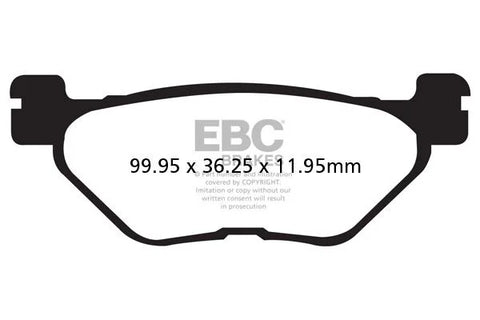 EBC Organic Rear Brake Pads SFA319