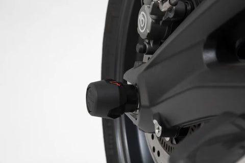 SW-Motech Rear Axle Slider Set Black Suzuki GSX-S1000 / F, Honda CB1100RR