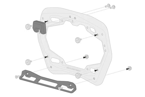 SW-Motech Adapter Kit PRO Side Carrier Black