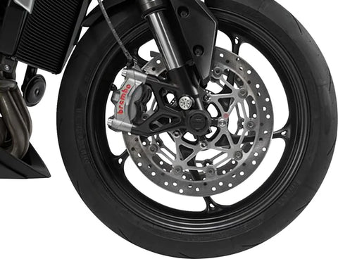 SW-Motech Front Axle Slider Set Black V-Strom 1000 / 1050, MT-10