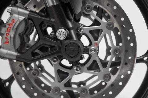 SW-Motech Front Axle Slider Set Black Kawasaki Z900