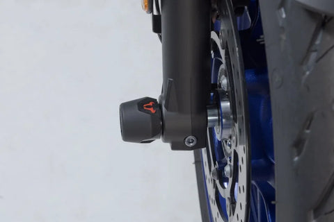 SW-Motech Front Axle Slider Set Black Yamaha MT-07 / Yamaha XSR700