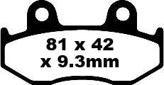 EBC Sintered Metal Front Brake Pads SFA323HH
