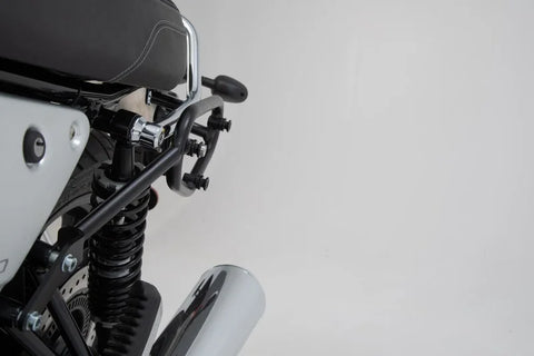 SW-Motech Legend Gear LC2 Side Bag System Black Edition — Moto Guzzi