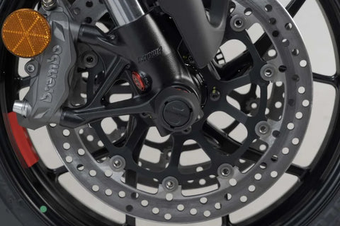SW-Motech Front Axle Slider Set — Ducati