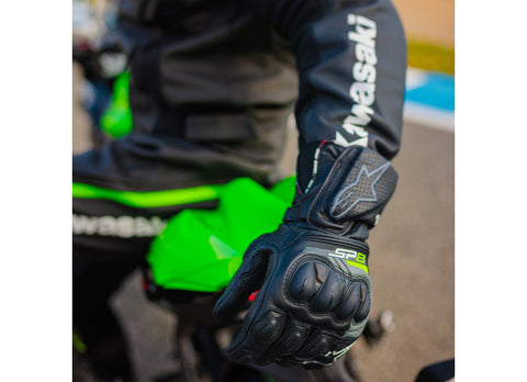 Kawasaki Men's Leather Gloves Lucca-alpinestars-  Kawasaki 077SRM221