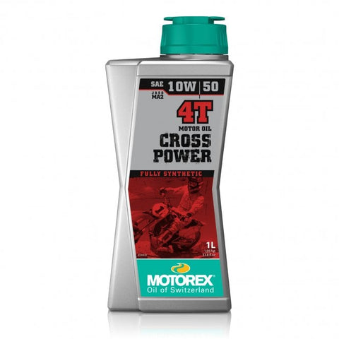 Motorex - Cross Power 4T Fully Synthetic Pro Performance JASO MA2 10w/50 1L - 7300012