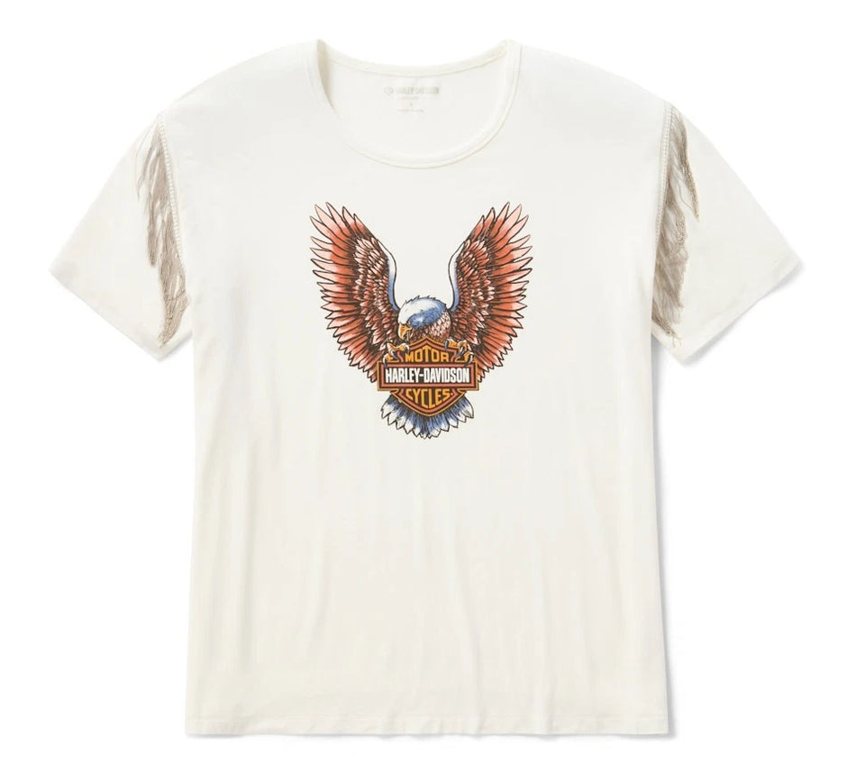 96240-26VW Harley-Davidson Tee-knit,off White