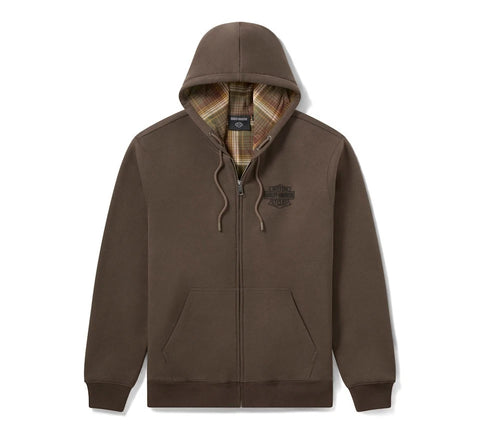 96430-26VM Harley-Davidson Hoodie-knit,dark Green