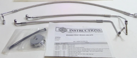 Harley-Davidson Softail Lower BRAKE LINE Kit ABS Diamond Back 41800370