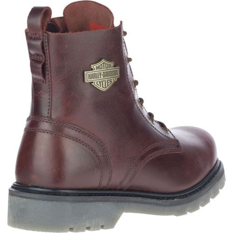 Harley Davidson Mens Asherton 5" Lace Ankle Boot - Brown   D93782