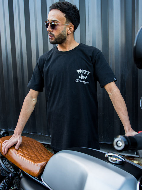 Mutt Snake Logo T-Shirt MMCUA0221D1040BLK