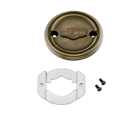 Brass Right Side Medallion - 25800089 Medallion Harley Davidson Direct