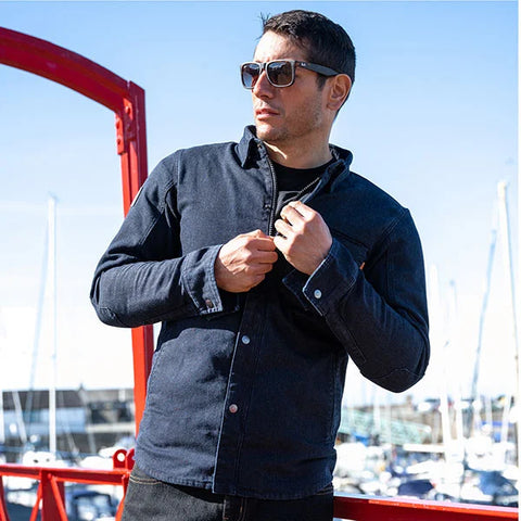 Merlin Porta D3O Single Layer Riding Shirt - Navy MCP047/NAVY