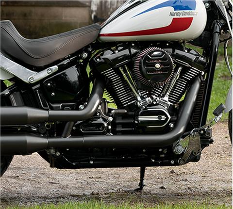 Harley Davidson Satin Black Exhaust Shield Kit - 65400459